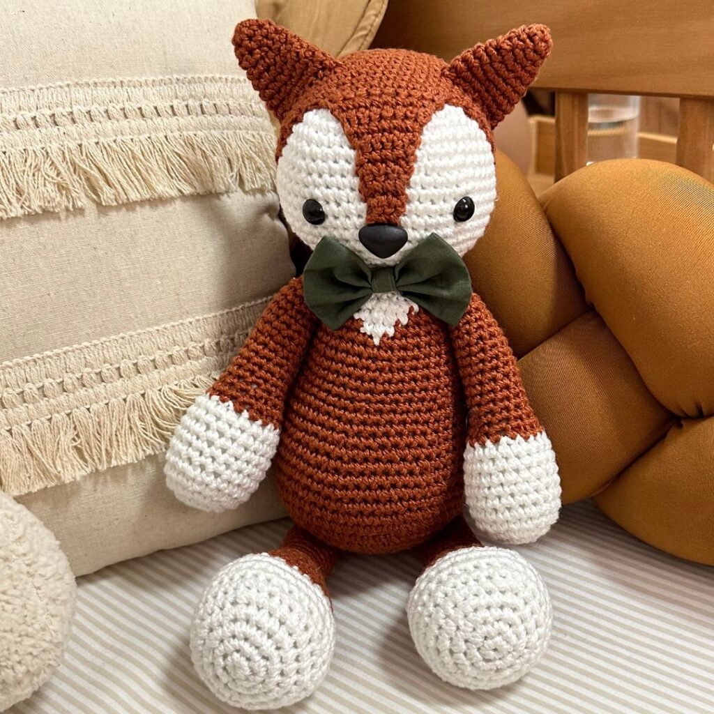 Bichinho Amigurumi Raposa Menino