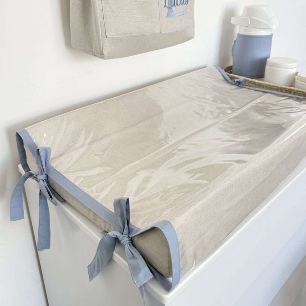 Trocador de bebê anatômico azul