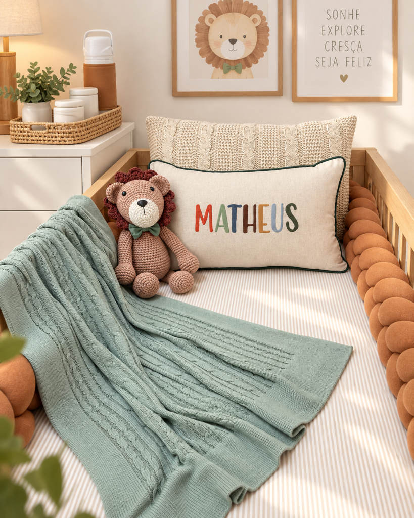 kit-berco-para-quarto-de-bebe-menino-vichy-verde-safari-leao