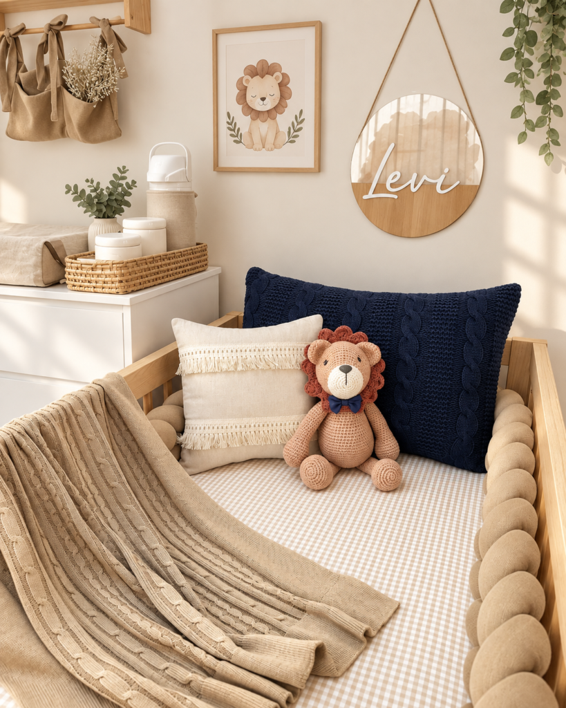 kit-berco-para-quarto-de-bebe-menino-personalizado-elegante-boho-leão